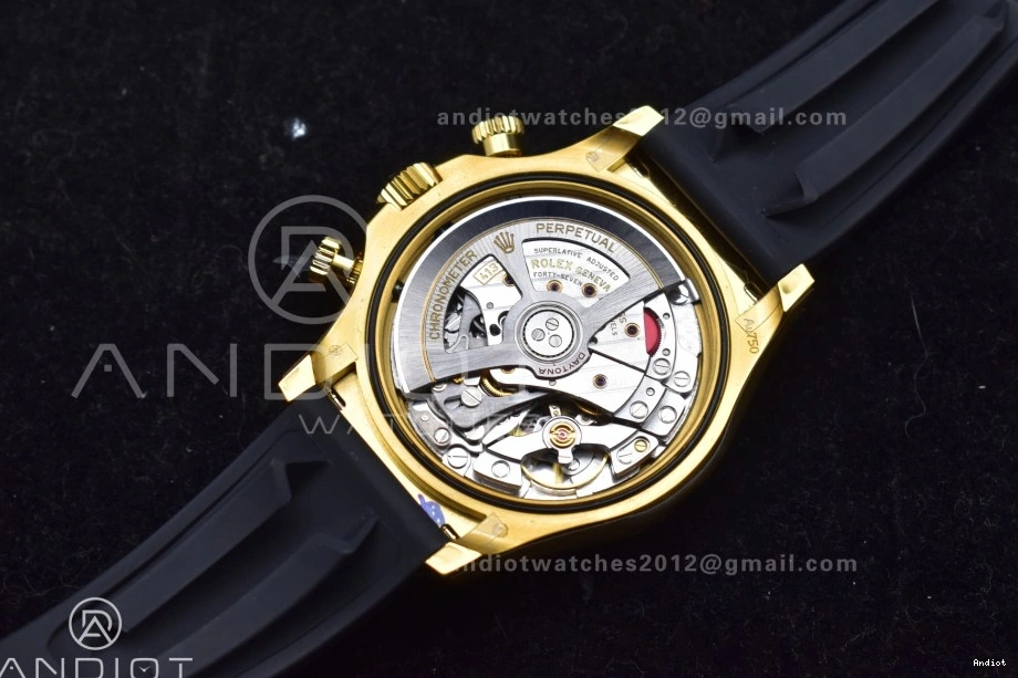 QF SH4131 White Daytona 1:1 (Weighted) Best on Edition Oysterflex 126518 V6 Dial Strap 0313